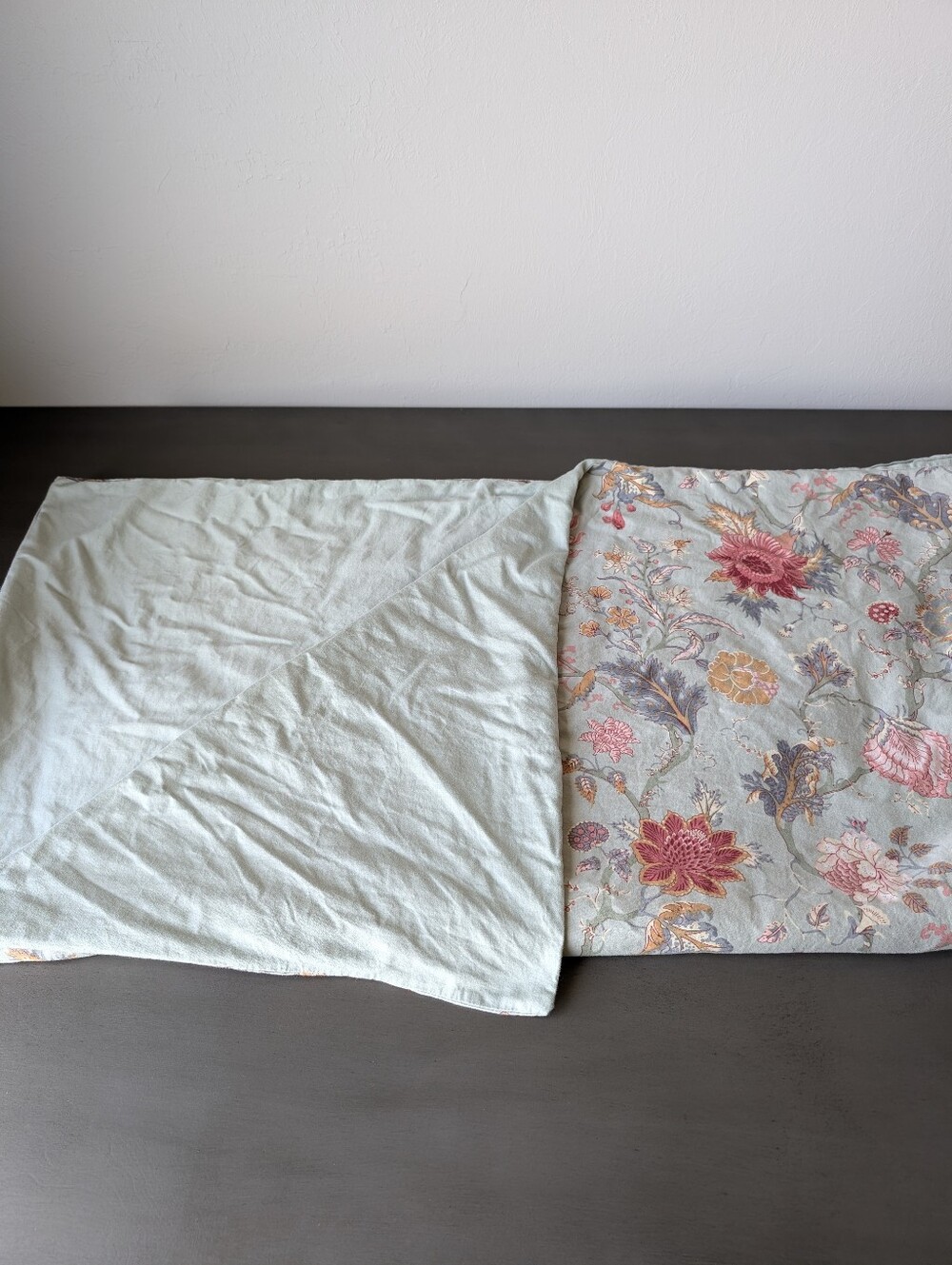 IKEA Nasselkloka Botanic Light Green Duvet Cover Full/Queen Size Cotton Rayon